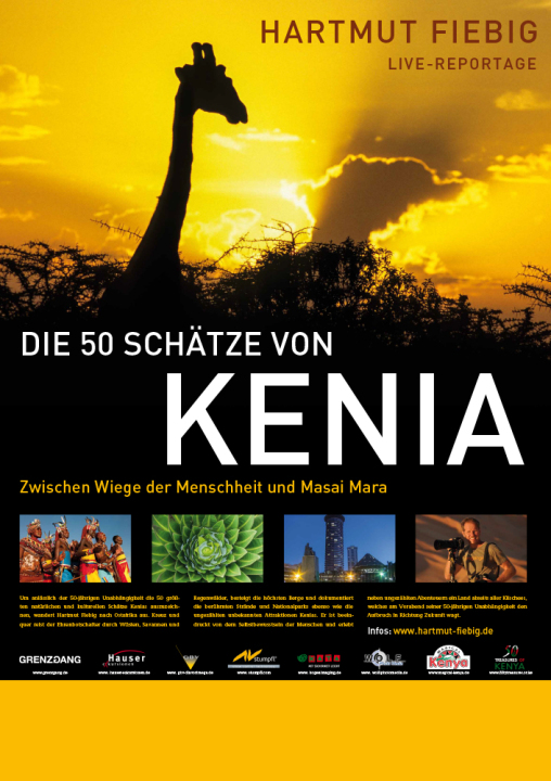 Plakat - 50 Schätze Kenias